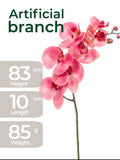 Luxe Pink Phalaenopsis Orchid – 83cm Realistic Silk Branch