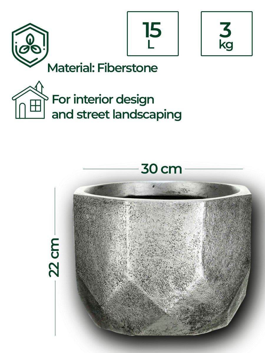 Fiberstone 30cm Architectural Faceted Basin