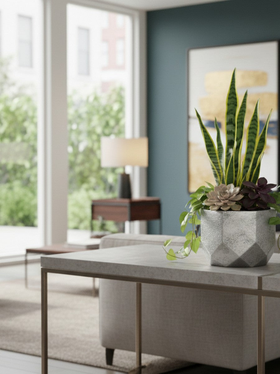 Fiberstone 30cm Architectural Faceted Basin