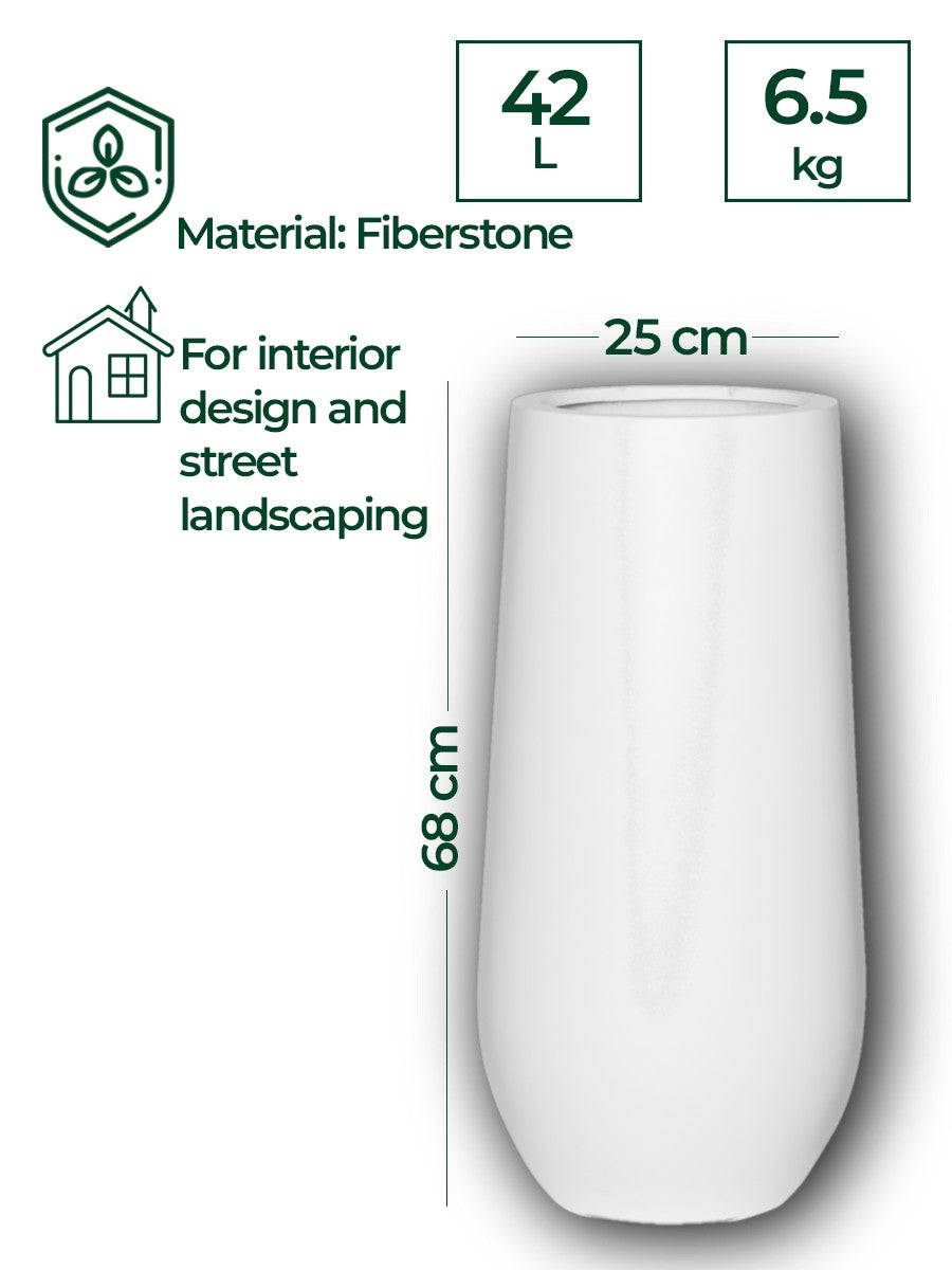 Fiberstone 68cm Architectural Tapered Trough