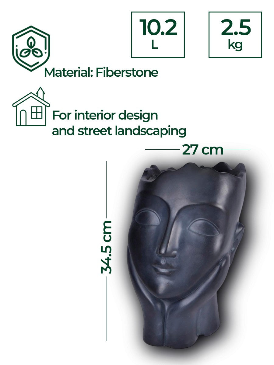 Fiberstone 34.5cm Architectural Tapered Planter