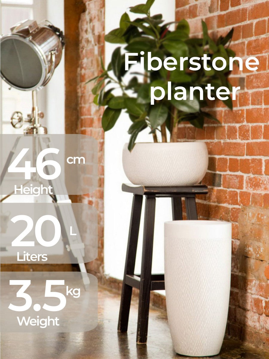 Fiberstone 46cm Architectural Tapered Planter