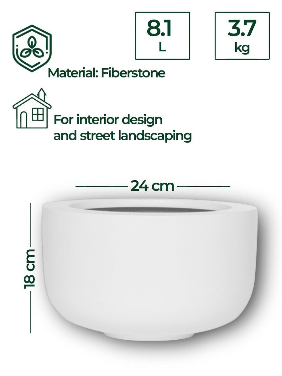 Fiberstone 24cm Architectural Round Basin